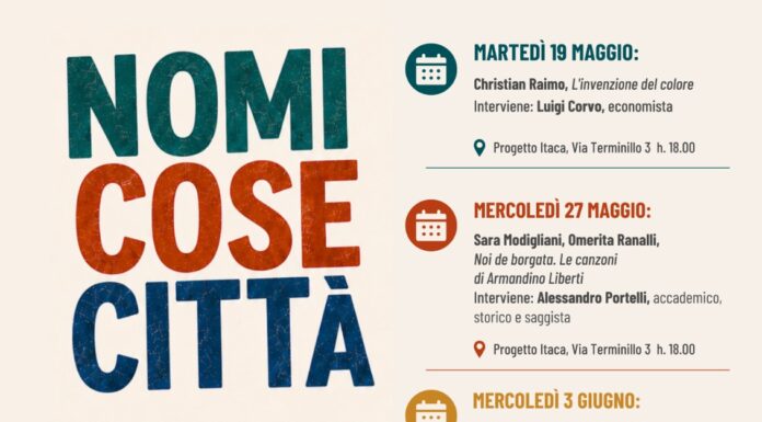 NOMI, COSE, CITTÀ Nomi cose città ciclo di incontri di Grande come una città
