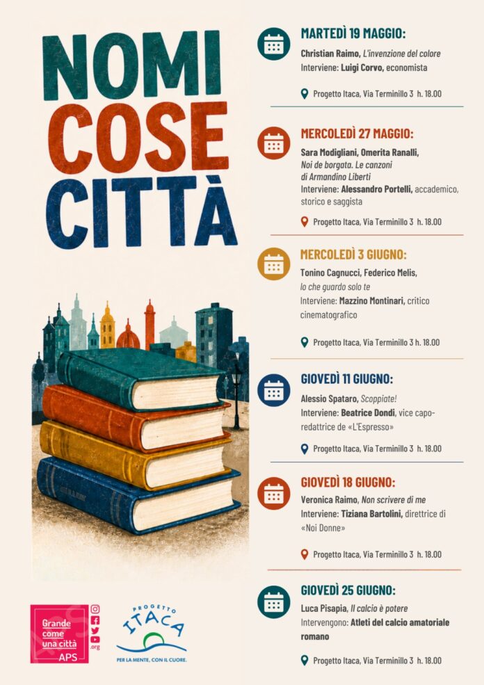 Nomi cose città ciclo di incontri di Grande come una città